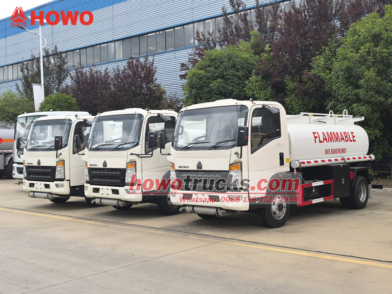 HOWO oil tanker trucks for sale