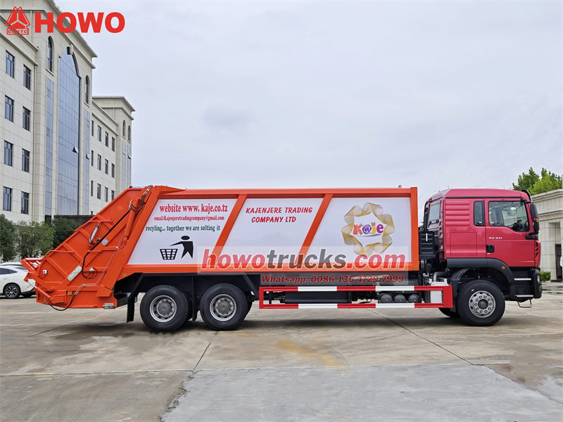 HOWO 20CBM garbage compactor vehicle