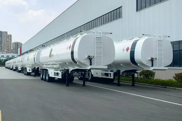 Acid tanker trailer exported