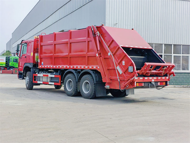 Howo garbage compactor truck