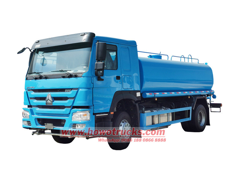 HOWO 15000 liters water tanker truck