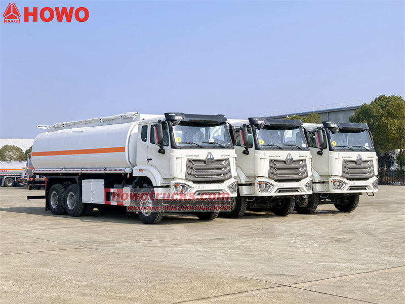 Howo heavy 25000L fuel tank truck