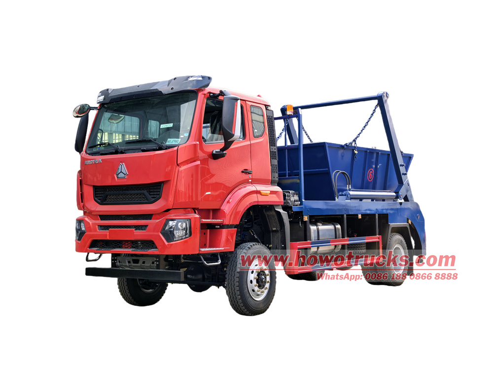 HOWO Swing Arm Garbage Truck