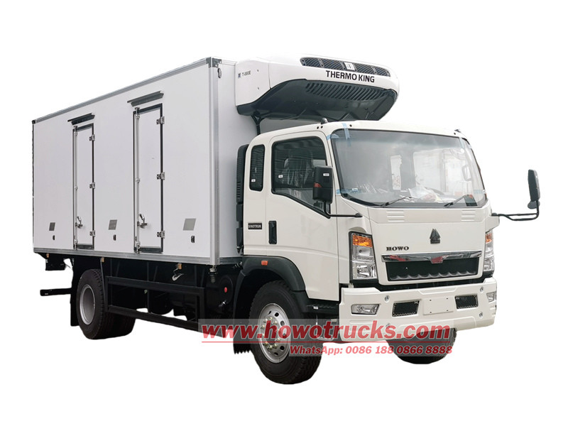 HOWO freezer van truck