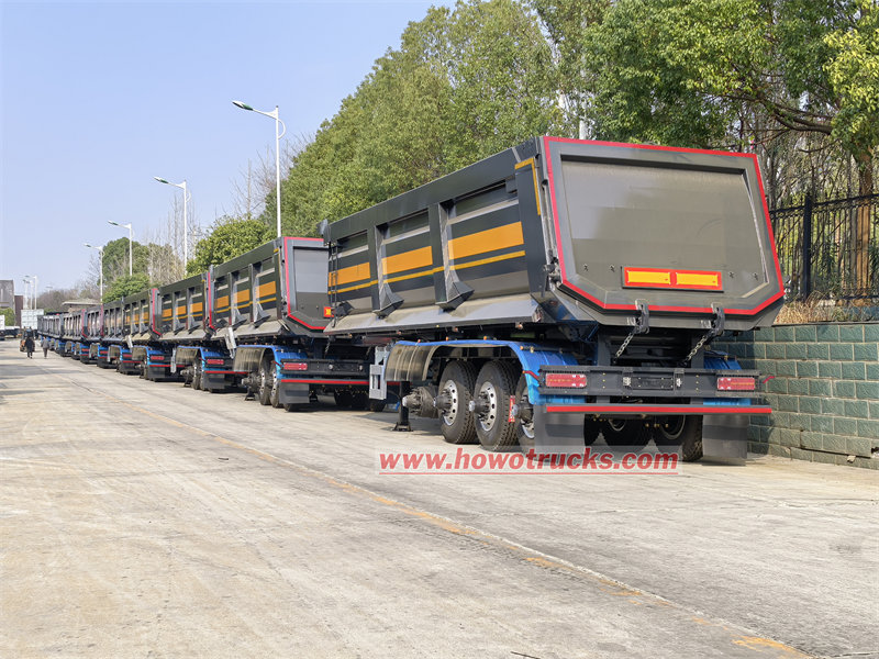 4 axles dumper semitrailer supplier