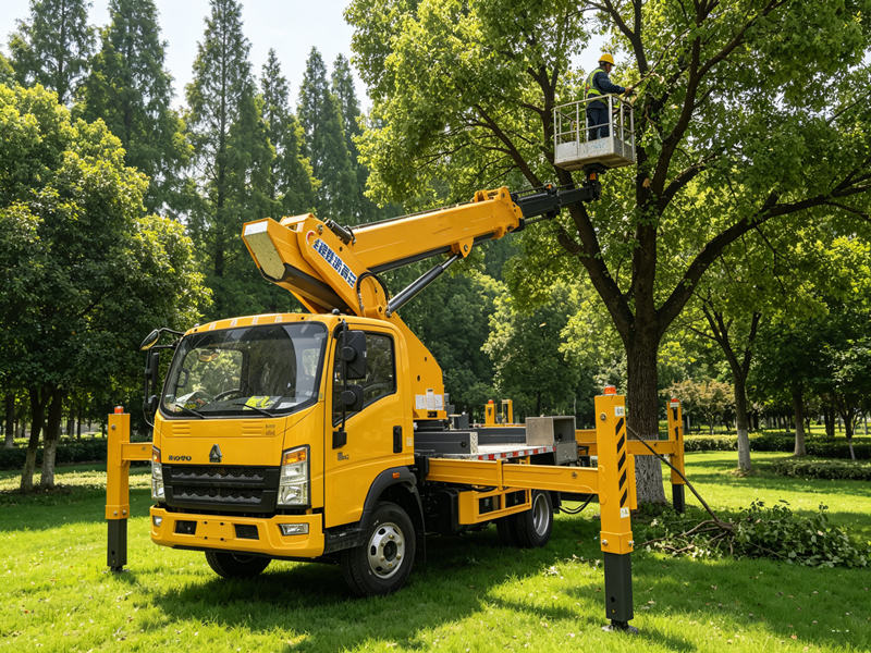 HOWO 33m man lifter truck