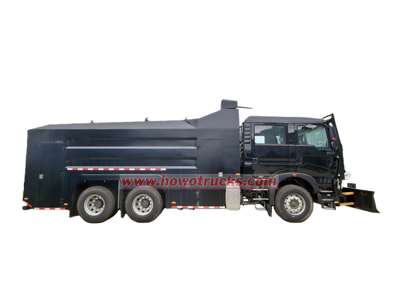 HOWO Fire Water Cannon Riot Truck